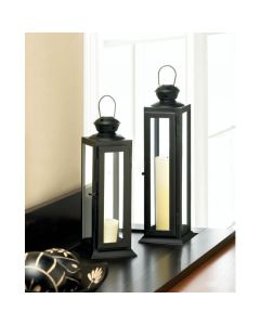 TALL SLEEK AND LEAN STAR CUTOUT LANTERN